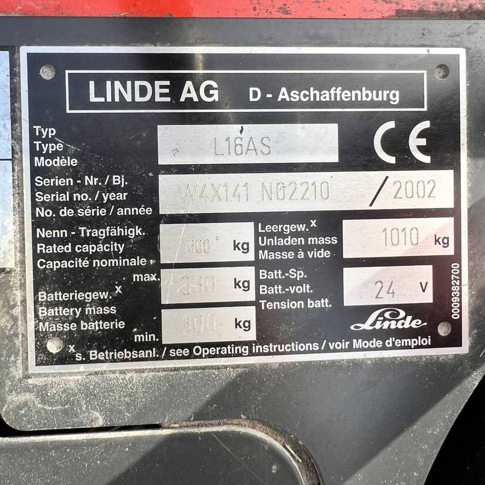 Stacker Linde L16AS (141): picture 15