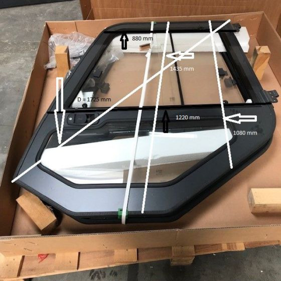 Set of right and left for Komatsu - Door and parts for Material handling equipment: picture 1 Set of right and left for Komatsu - Door and parts for Material handling equipment: picture 1
