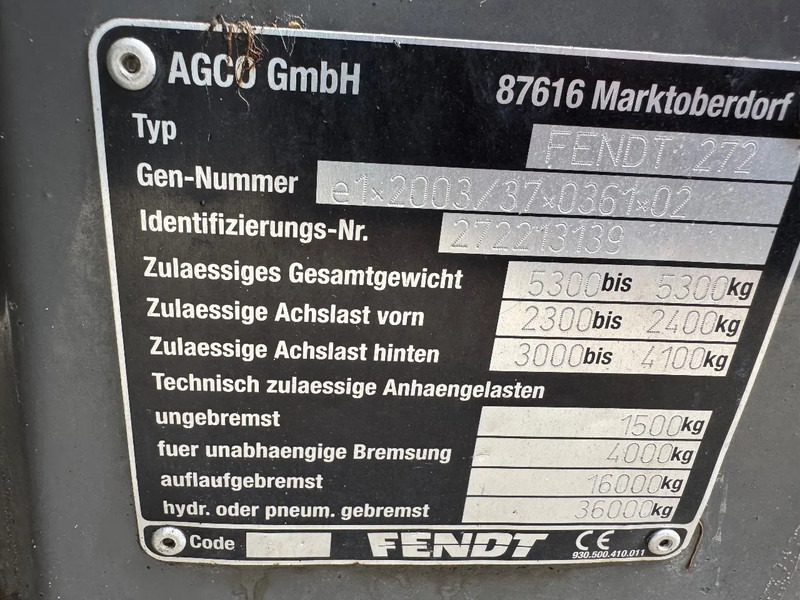 Fendt 209 P VARIO TMS leasing Fendt 209 P VARIO TMS: picture 11