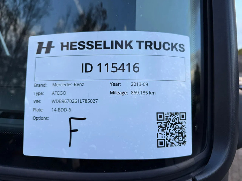 Box truck Mercedes-Benz Atego 1318 4X2 BDF Koffer Standairco 2.000KG LBW APK 07-2026: picture 15 Box truck Mercedes-Benz Atego 1318 4X2 BDF Koffer Standairco 2.000KG LBW APK 07-2026: picture 15