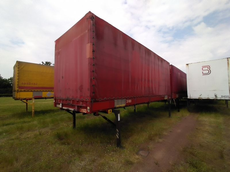Curtainside swap body Krone Wechselpritsche mit Bordwänden und Plane, BDF-System, 7.450 mm lang.: picture 6