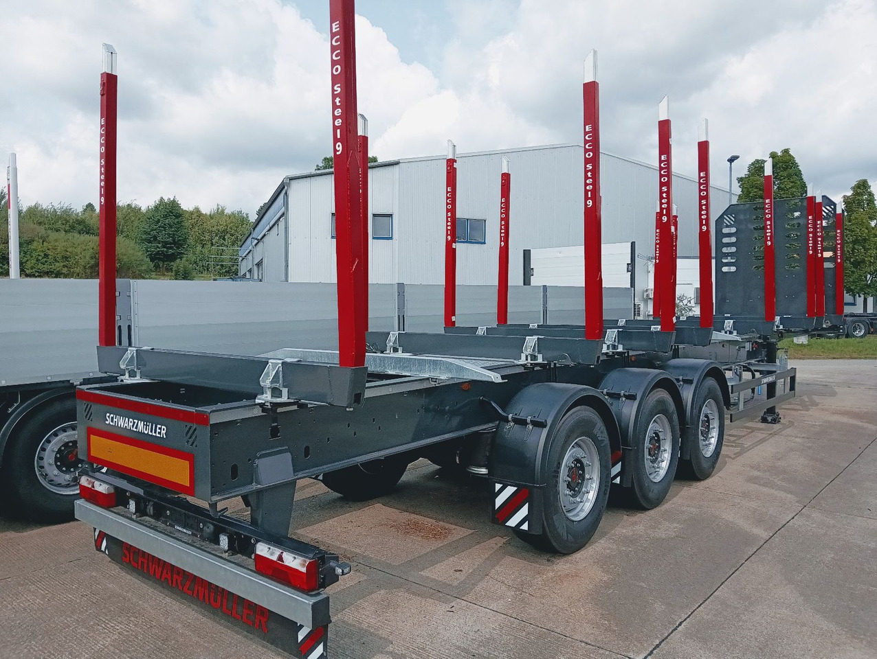Schwarzmüller 3-A Rungensattel 8xRungSchemel 5800kg NEU sofort Schwarzmüller 3-A Rungensattel 8xRungSchemel 5800kg NEU sofort - Log semi-trailer: picture 4 Schwarzmüller 3-A Rungensattel 8xRungSchemel 5800kg NEU sofort Schwarzmüller 3-A Rungensattel 8xRungSchemel 5800kg NEU sofort - Log semi-trailer: picture 4