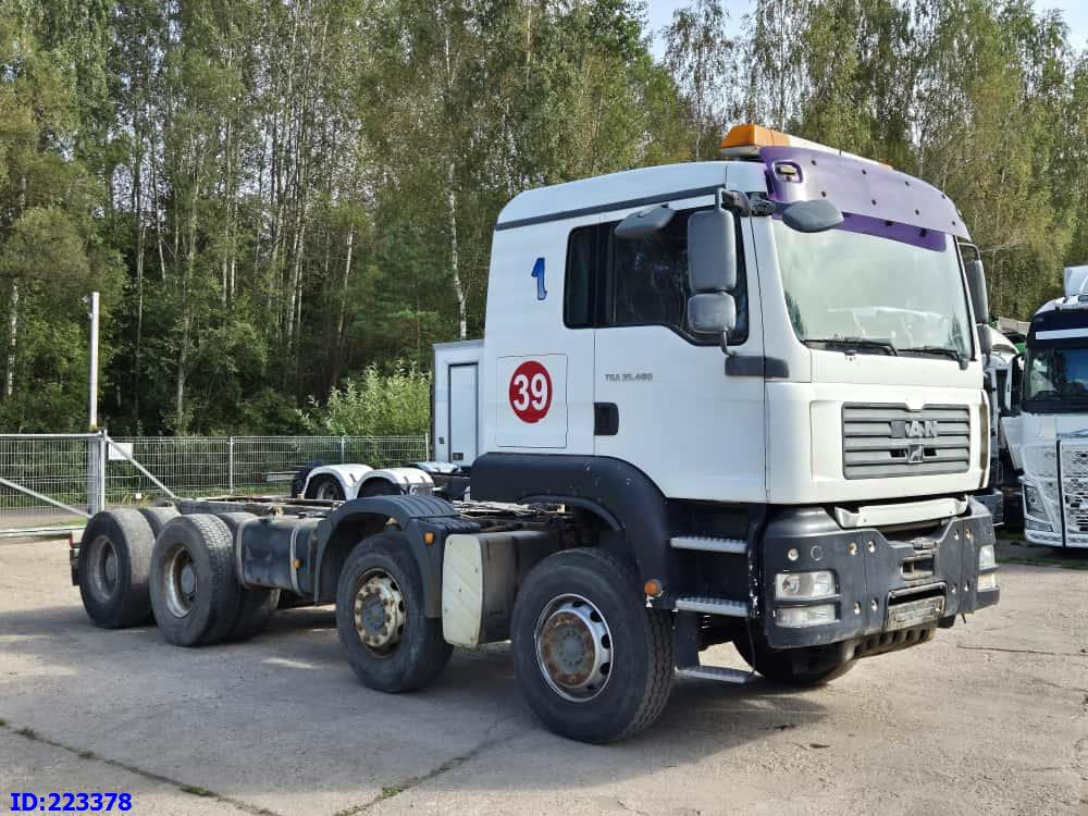 MAN TGA 35.480 8X4 - Full steel - Manual - Cab chassis truck: picture 4 MAN TGA 35.480 8X4 - Full steel - Manual - Cab chassis truck: picture 4