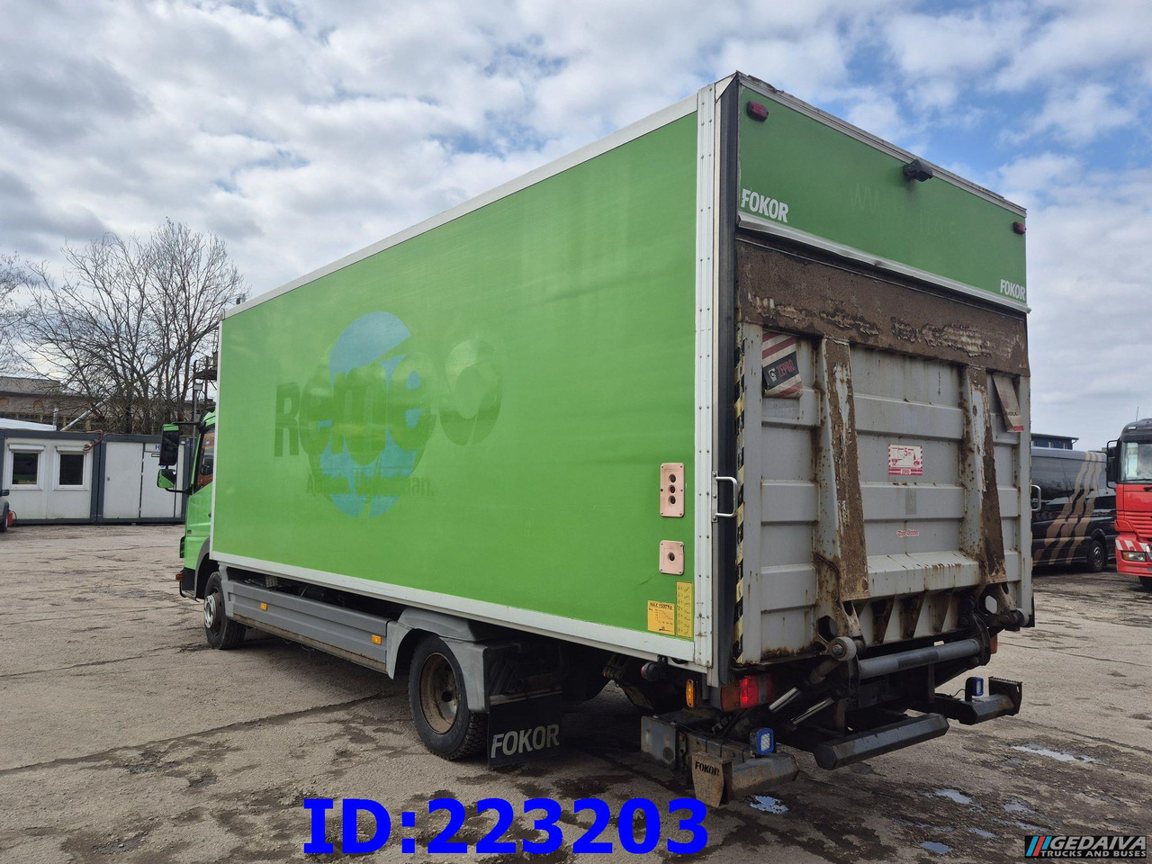 Box truck MERCEDES-BENZ Atego 818 4x2 Euro5 Manual: picture 11
