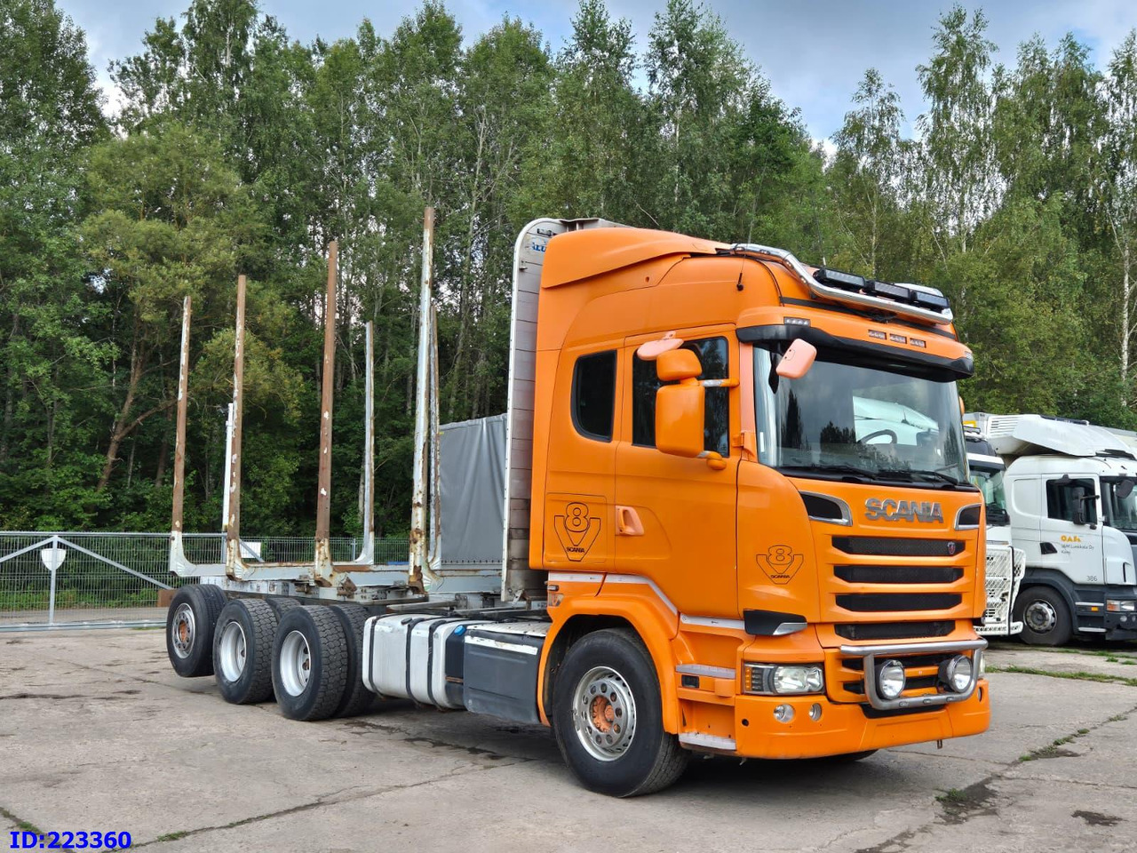 SCANIA R580 8X4 V8 - Log truck: picture 2 SCANIA R580 8X4 V8 - Log truck: picture 2