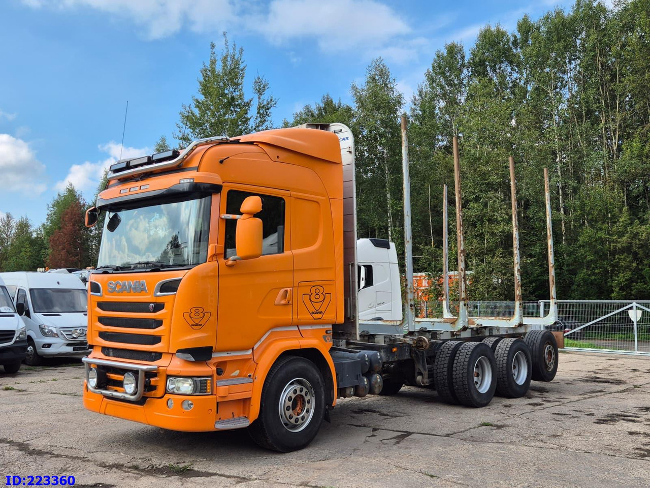 SCANIA R580 8X4 V8 Retarder - Log truck: picture 1 SCANIA R580 8X4 V8 Retarder - Log truck: picture 1
