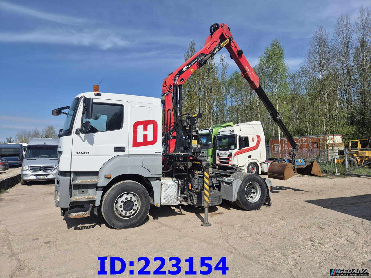 MERCEDES-BENZ Axor 1840 + Crane Epsilon Palfinger 0150Z - Tractor unit: picture 1 MERCEDES-BENZ Axor 1840 + Crane Epsilon Palfinger 0150Z - Tractor unit: picture 1