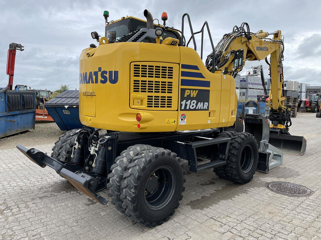 Komatsu PW118MR-11 - Mini excavator: picture 4 Komatsu PW118MR-11 - Mini excavator: picture 4