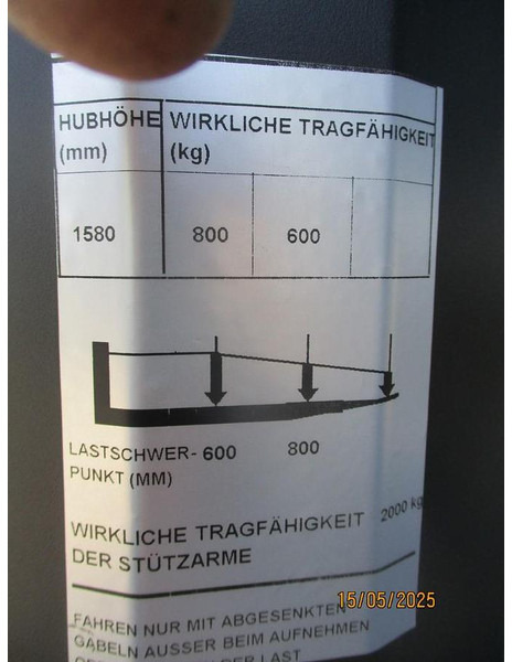 Stacker BT SWE 080L: picture 12 Stacker BT SWE 080L: picture 12
