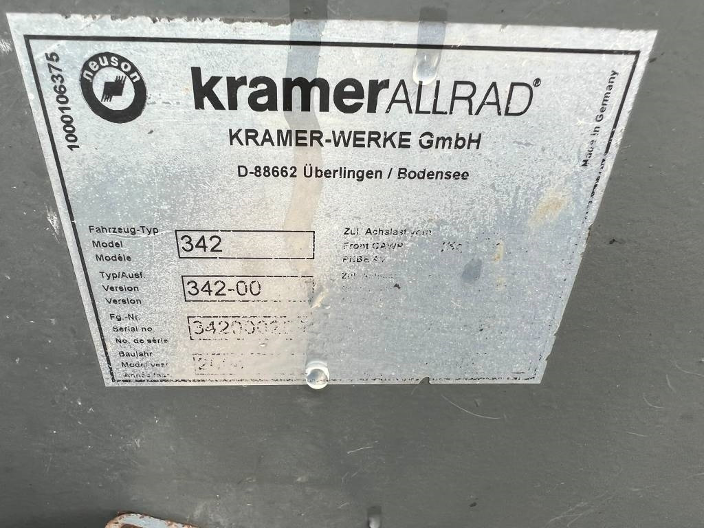 Wheel loader Kramer 380 shovel: picture 13