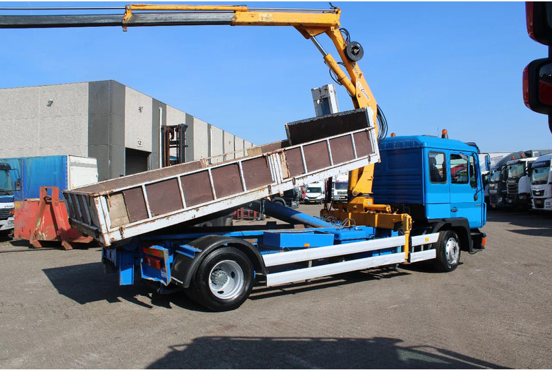 MAN 15 .232 + CRANE COPMA + HOOKSYSTEM + CONTAINER + MANUAL + 7P - Hook lift truck, Crane truck: picture 5 MAN 15 .232 + CRANE COPMA + HOOKSYSTEM + CONTAINER + MANUAL + 7P - Hook lift truck, Crane truck: picture 5
