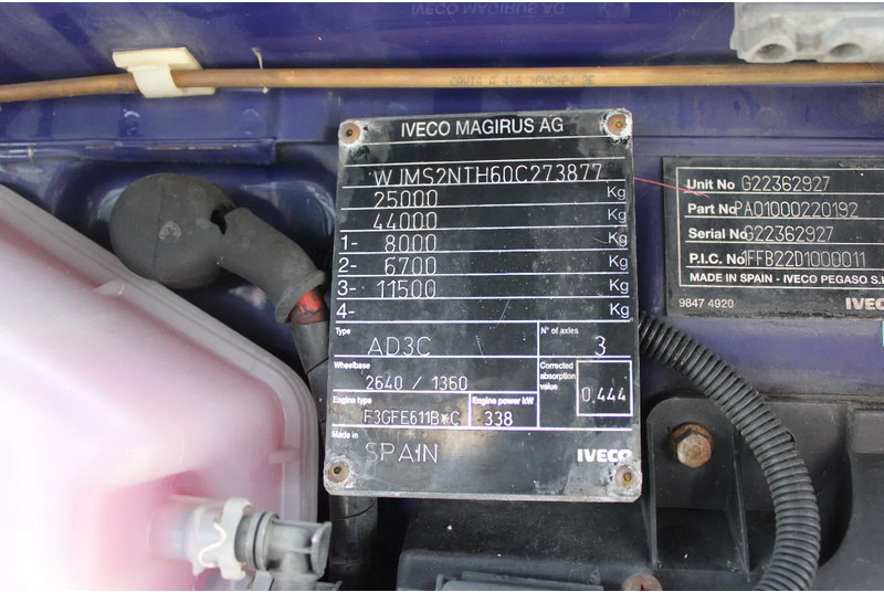 Tractor unit Iveco Stralis 460 + 6X2 + RETARDER + EURO 6 + SPOILERS: picture 6