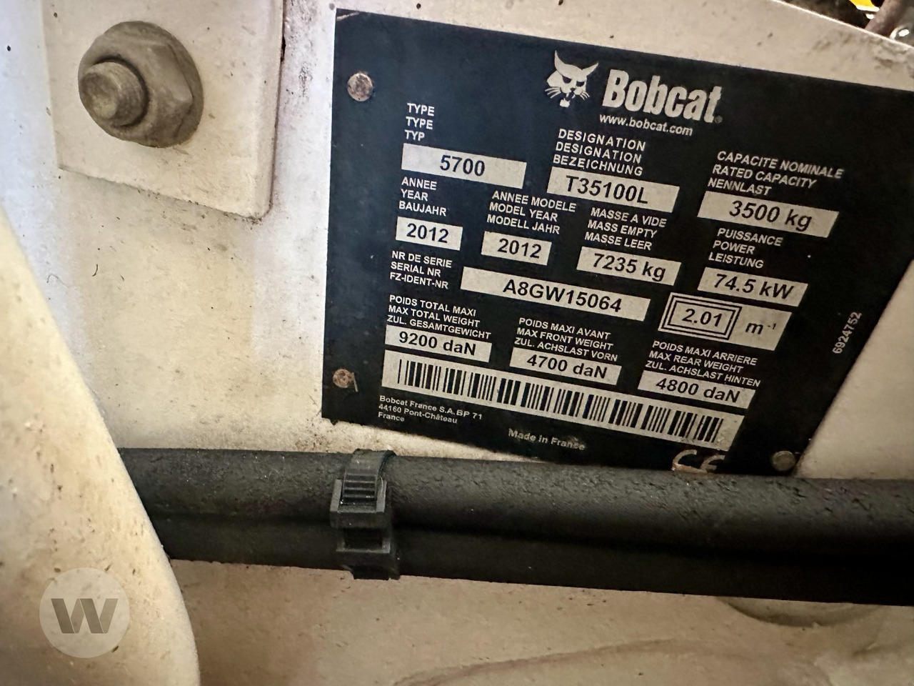 Bobcat T 35100 L - Telescopic handler: picture 2 Bobcat T 35100 L - Telescopic handler: picture 2