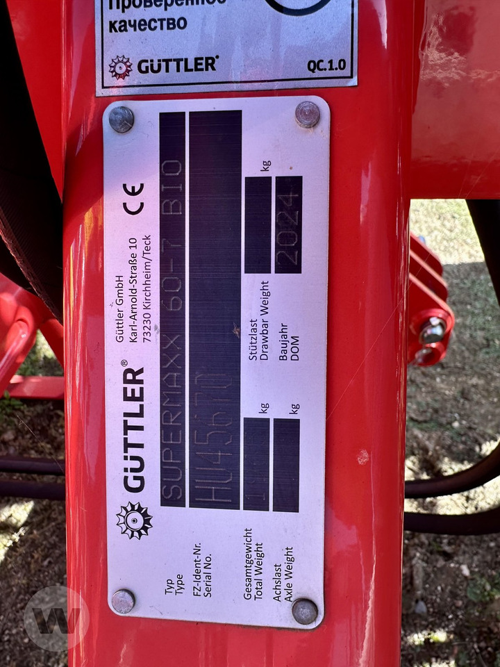 Güttler SUPERMAXX BIO 60-7 - Spring tine harrow: picture 2 Güttler SUPERMAXX BIO 60-7 - Spring tine harrow: picture 2