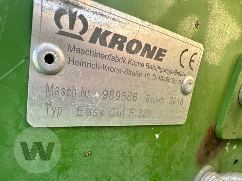 Krone Easy Cut F 320 - Mower: picture 5 Krone Easy Cut F 320 - Mower: picture 5