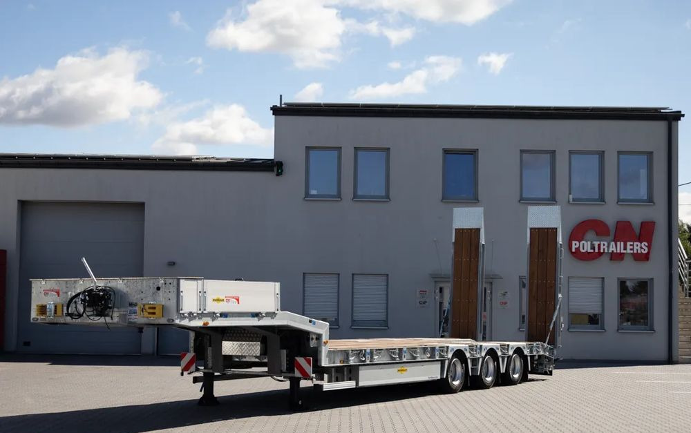 Humbaur Ocynkowana rama, Twarde drewno, W pełni hydrauliczne rampy - Low loader semi-trailer: picture 1 Humbaur Ocynkowana rama, Twarde drewno, W pełni hydrauliczne rampy - Low loader semi-trailer: picture 1