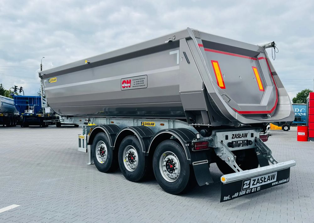 New Tipper semi-trailer Zaslaw NOWY MODEL, CAŁA HARDOX 500 24/27m3: picture 8