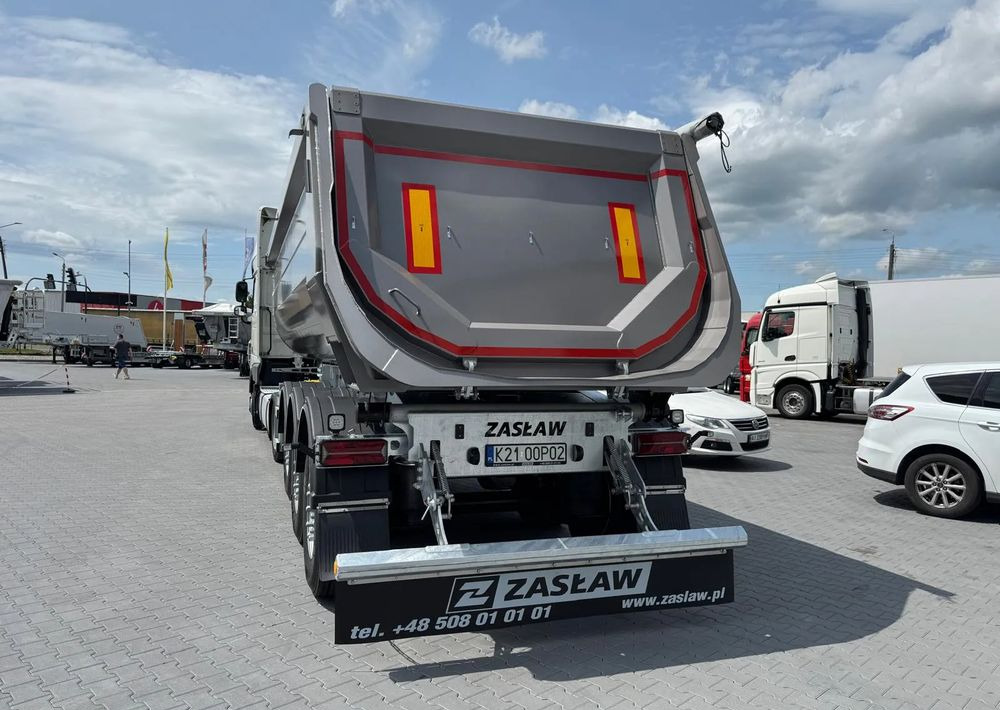 New Tipper semi-trailer Zaslaw NOWY MODEL, CAŁA HARDOX 500 24/27m3: picture 10
