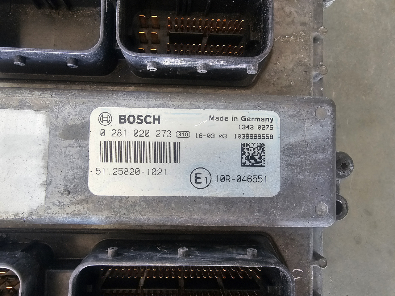 MAN TGS TGX EURO 6 / D2676 / ENGINE CONTROL UNIT - ECU: picture 3 MAN TGS TGX EURO 6 / D2676 / ENGINE CONTROL UNIT - ECU: picture 3