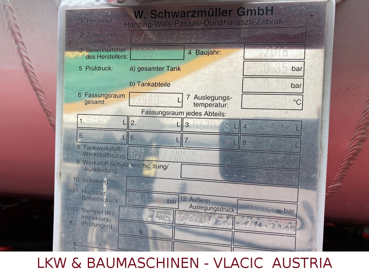 Tank truck Iveco Stralis 480 Benz/Diesel Schwarzmüller-Kompletzug: picture 11