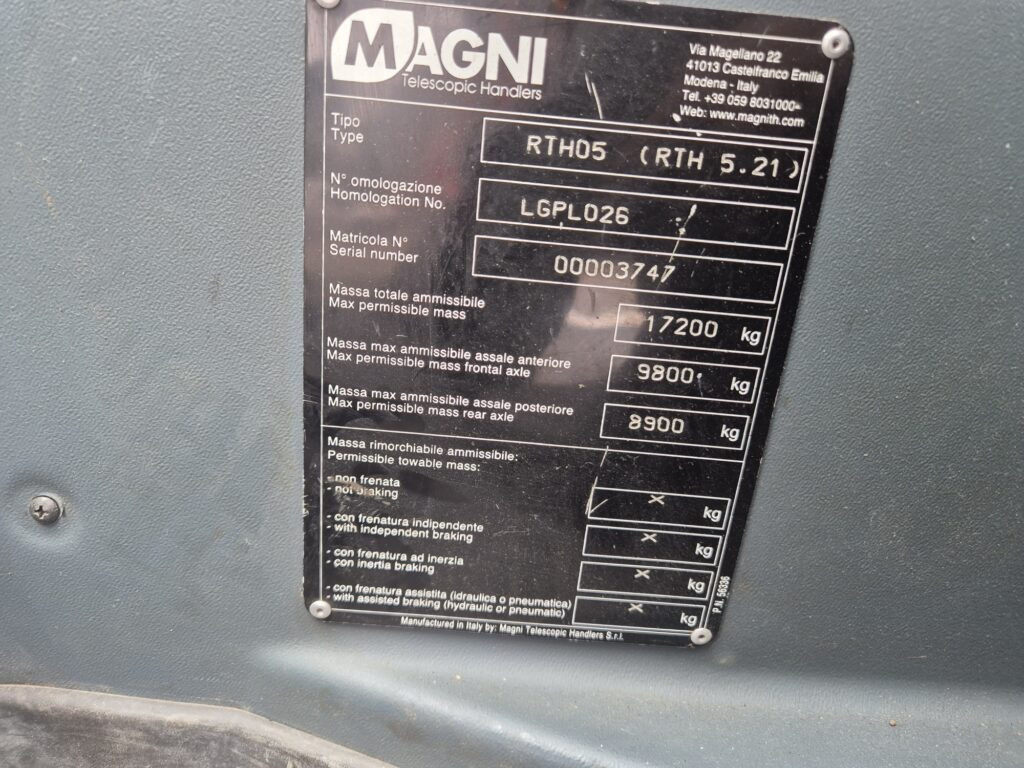 Telescopic handler MAGNI RTH 5.21 D/D: picture 17
