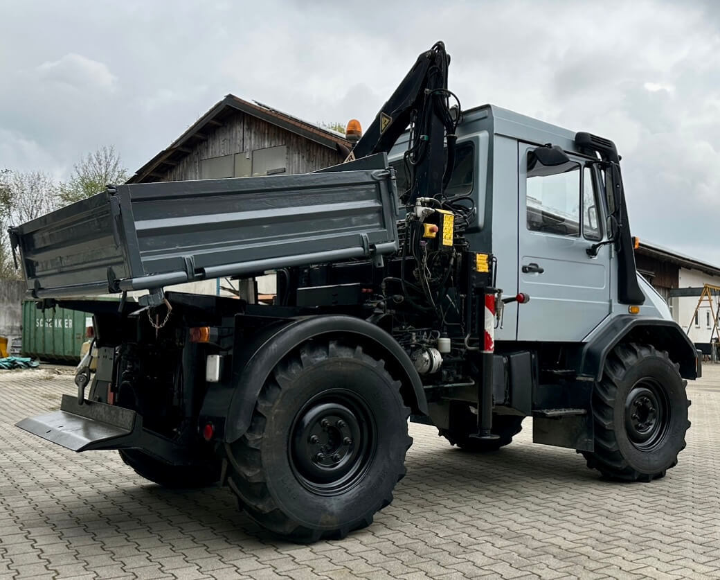 Tipper Unimog 130 - U130 418 74426 mit Kran und Winde Mer: picture 7