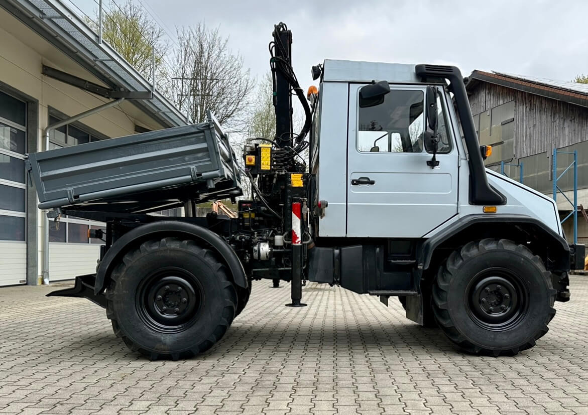 Tipper Unimog 130 - U130 418 74426 mit Kran und Winde Mer: picture 8