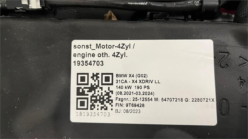 BMW Motor B47D20B ny komplet motor - Engine for Car: picture 2 BMW Motor B47D20B ny komplet motor - Engine for Car: picture 2