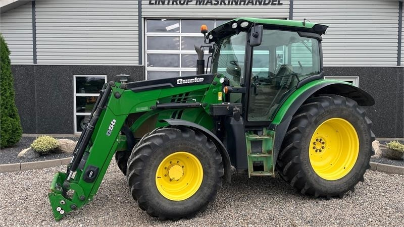John Deere 6115R Med frontlæsser og krybegear - Farm tractor: picture 1 John Deere 6115R Med frontlæsser og krybegear - Farm tractor: picture 1