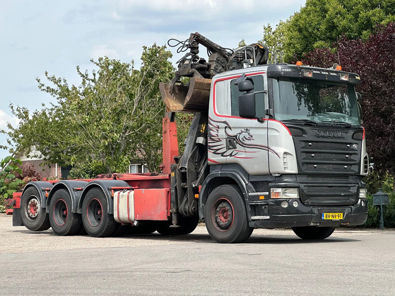 Scania R420 8x4 TRIPLE!!Z-KRAAN/HAAK!! MANUELL!!!SCHROTT/METALL!! - Hook lift truck, Crane truck: picture 2 Scania R420 8x4 TRIPLE!!Z-KRAAN/HAAK!! MANUELL!!!SCHROTT/METALL!! - Hook lift truck, Crane truck: picture 2