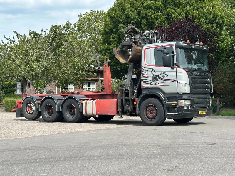 Scania R420 8x4 TRIPLE!!Z-KRAAN/HAAK!! MANUELL!!!SCHROTT/METALL!! - Hook lift truck, Crane truck: picture 4 Scania R420 8x4 TRIPLE!!Z-KRAAN/HAAK!! MANUELL!!!SCHROTT/METALL!! - Hook lift truck, Crane truck: picture 4
