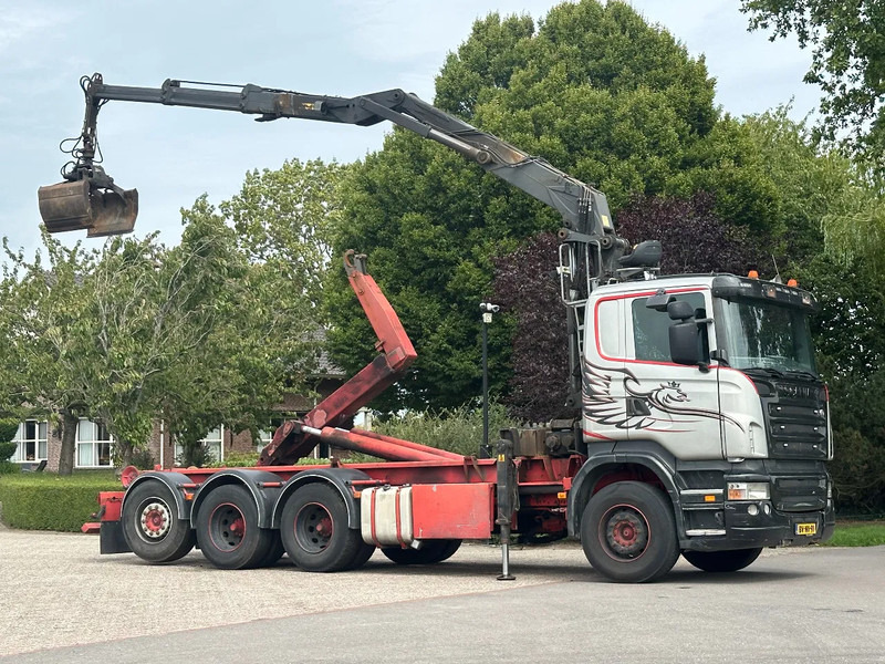 Scania R420 8x4 TRIPLE!!Z-KRAAN/HAAK!! MANUELL!!!SCHROTT/METALL!! - Hook lift truck, Crane truck: picture 3 Scania R420 8x4 TRIPLE!!Z-KRAAN/HAAK!! MANUELL!!!SCHROTT/METALL!! - Hook lift truck, Crane truck: picture 3