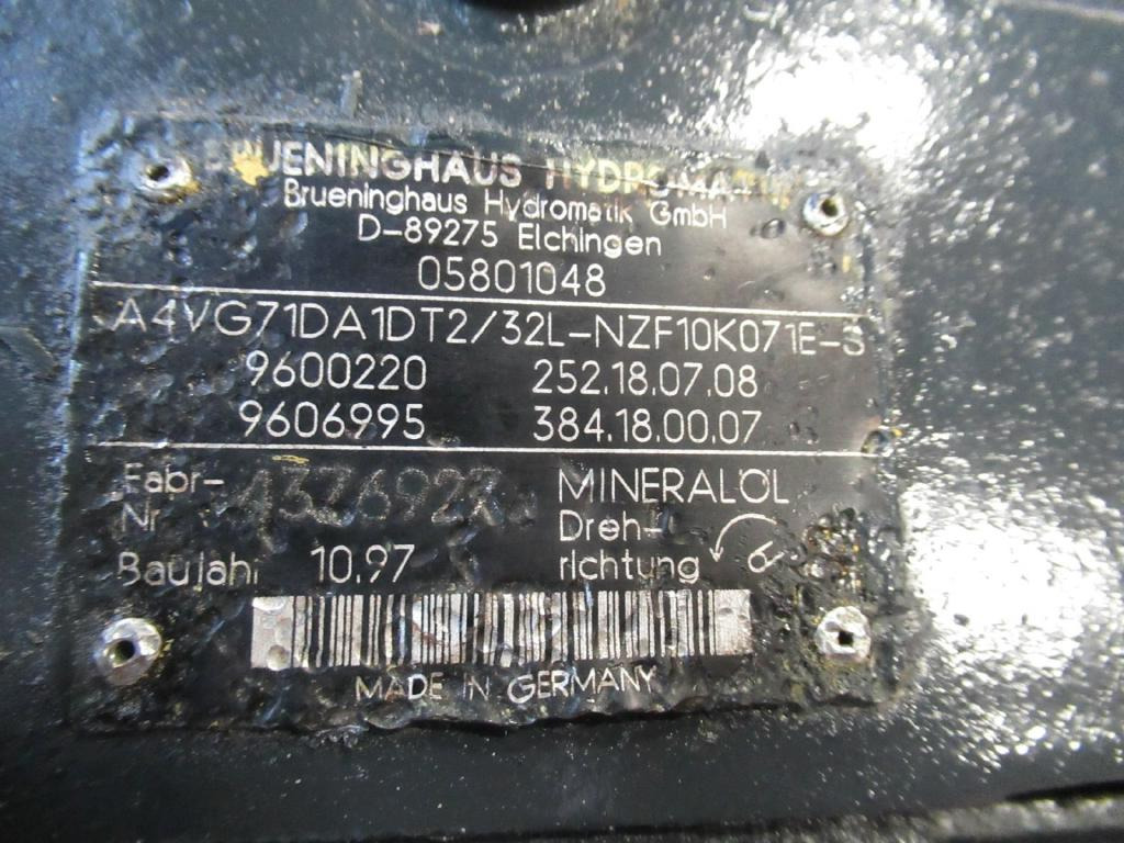 Bomag A4VG71DGDT1/32L-NZF10K071E-S - - Hydraulic pump for Construction machinery: picture 5 Bomag A4VG71DGDT1/32L-NZF10K071E-S - - Hydraulic pump for Construction machinery: picture 5