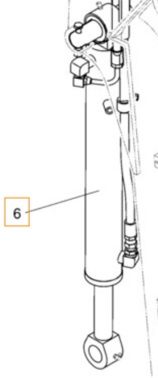 Case PY01V00070F1 - Hydraulic cylinder for Construction machinery: picture 2 Case PY01V00070F1 - Hydraulic cylinder for Construction machinery: picture 2