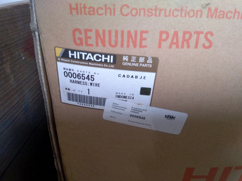 Hitachi 0006545 - Cables/ Wire harness for Construction machinery: picture 3 Hitachi 0006545 - Cables/ Wire harness for Construction machinery: picture 3
