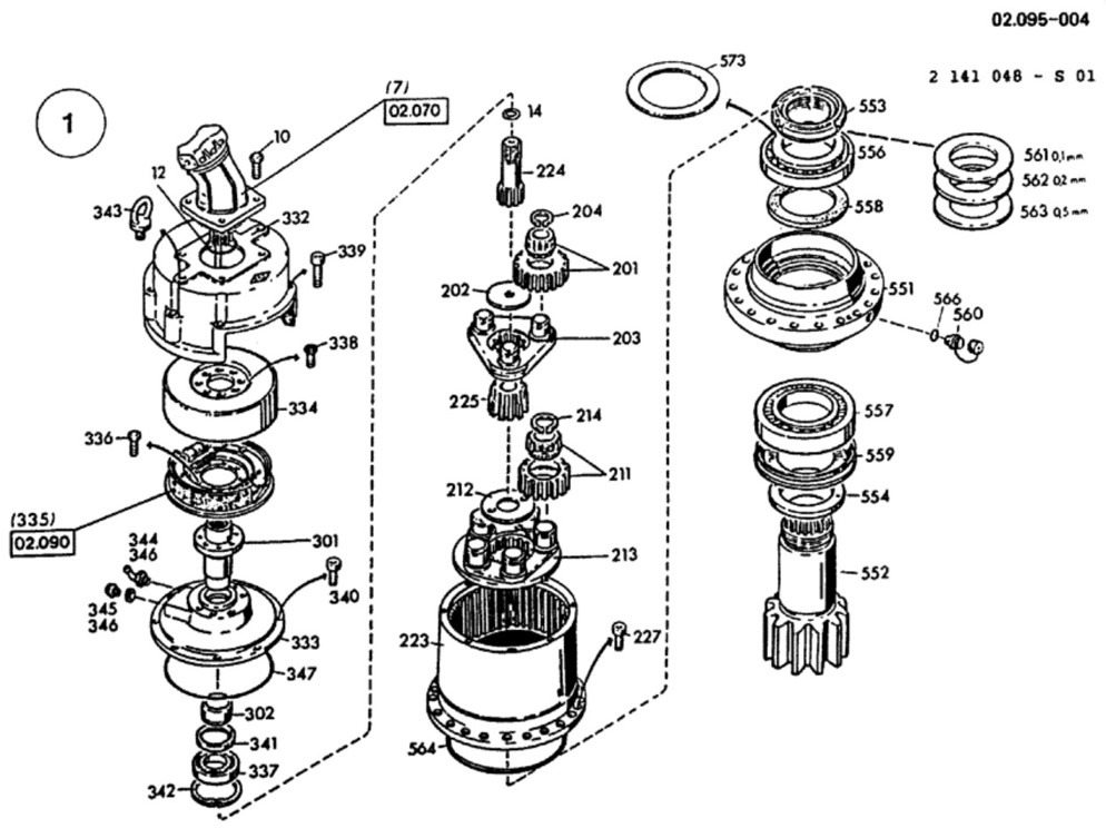 New Holland 2103836 - 1781850 - Axle and parts for Construction machinery: picture 1 New Holland 2103836 - 1781850 - Axle and parts for Construction machinery: picture 1