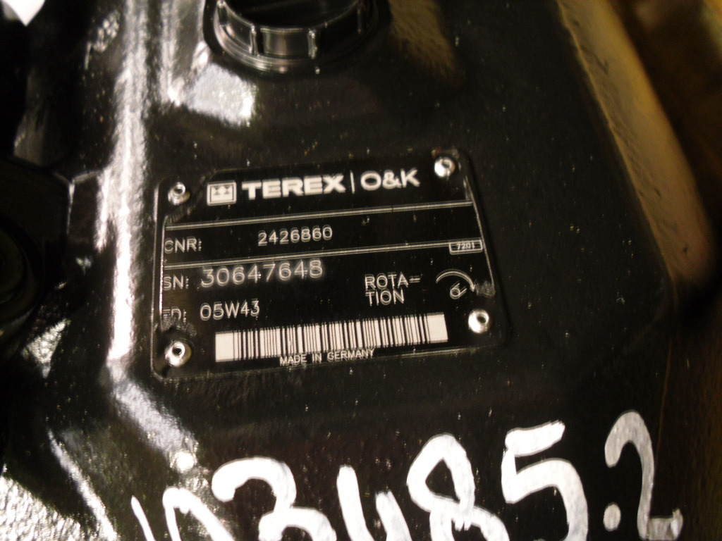Terex O&K 2426860 - - Hydraulic pump for Construction machinery: picture 2 Terex O&K 2426860 - - Hydraulic pump for Construction machinery: picture 2