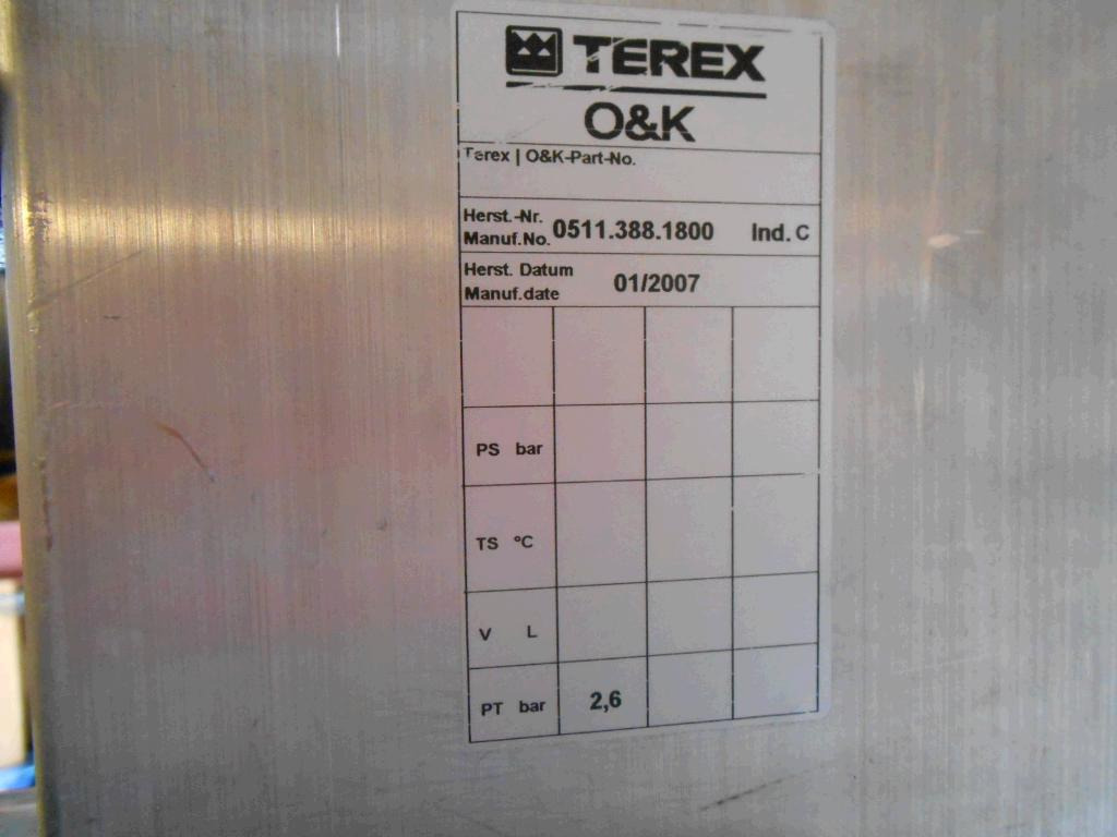 Terex O&K 6002157 - 4027493 - Intercooler for Construction machinery: picture 5 Terex O&K 6002157 - 4027493 - Intercooler for Construction machinery: picture 5