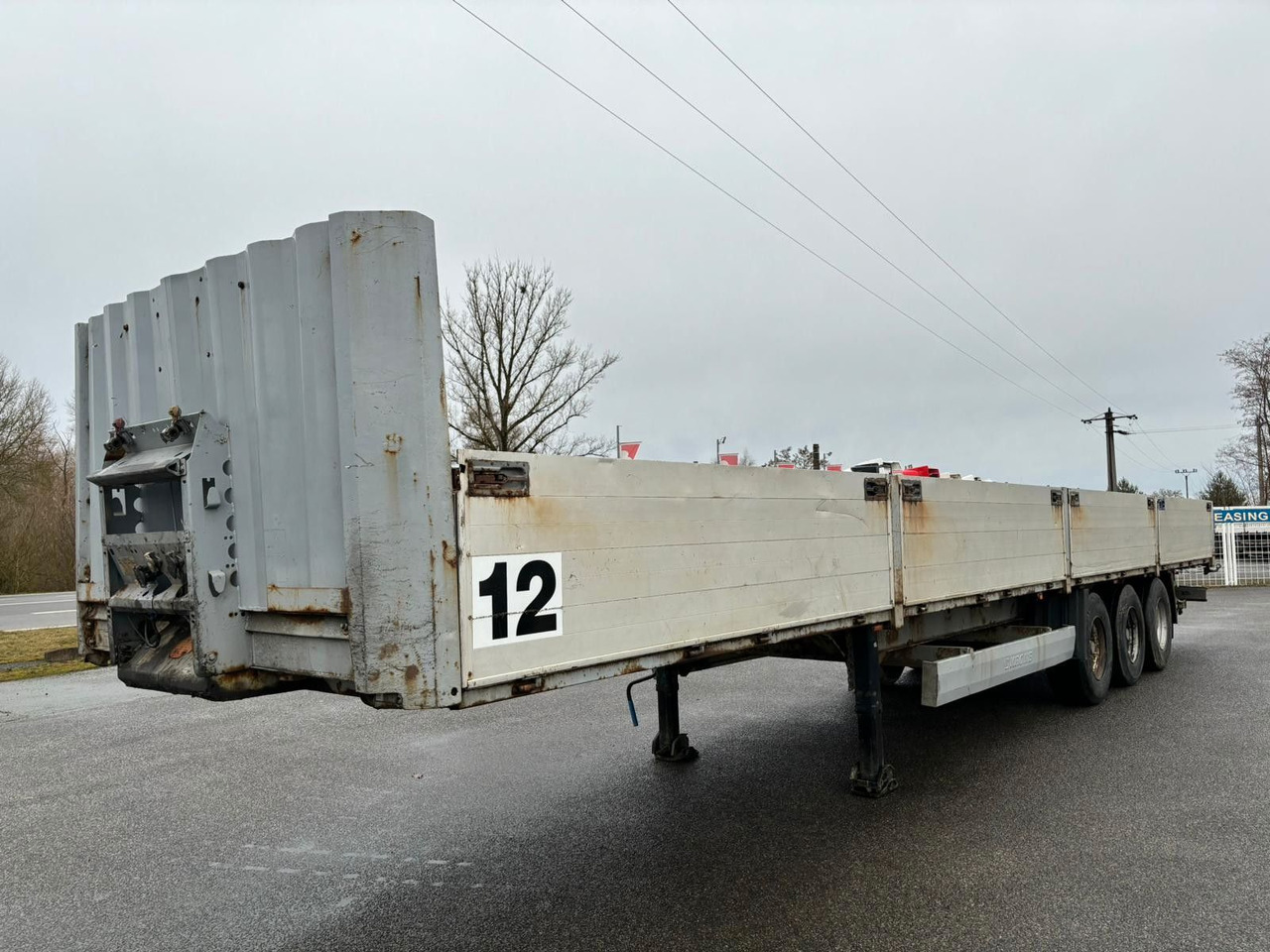 Krone SD P - Dropside/ Flatbed semi-trailer: picture 1 Krone SD P - Dropside/ Flatbed semi-trailer: picture 1