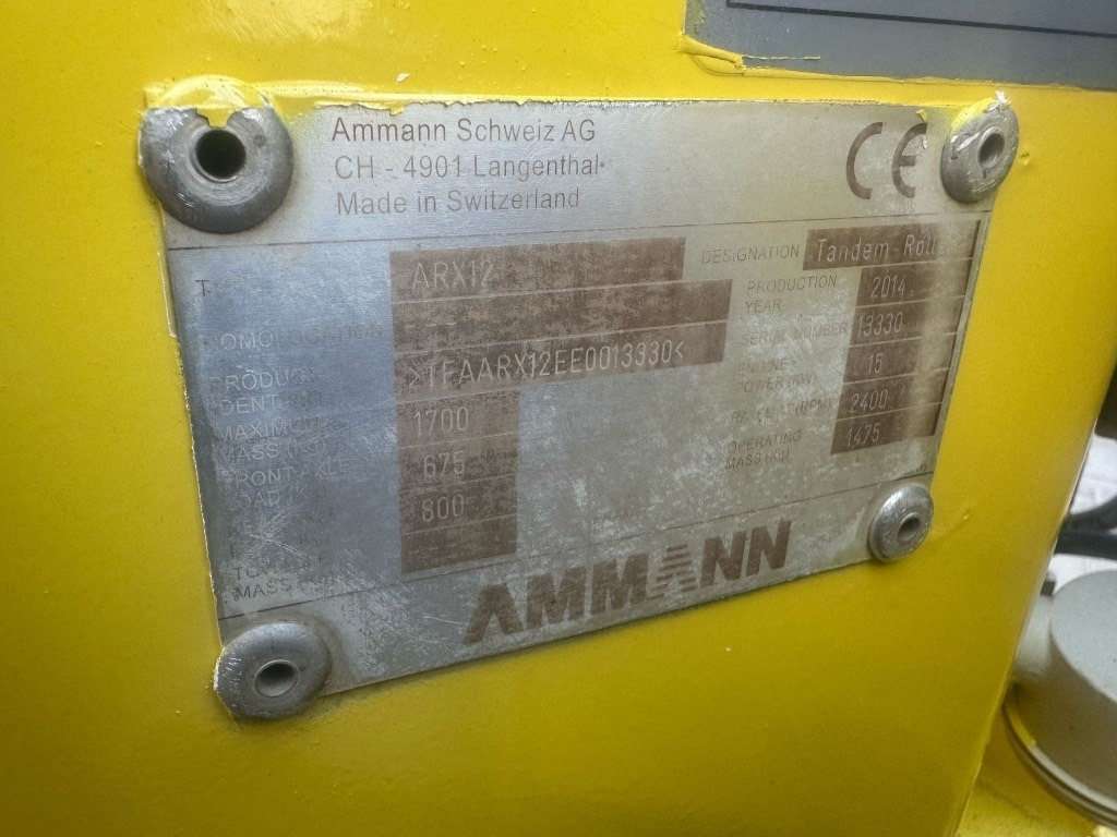 Road roller Ammann ARX 12: picture 7