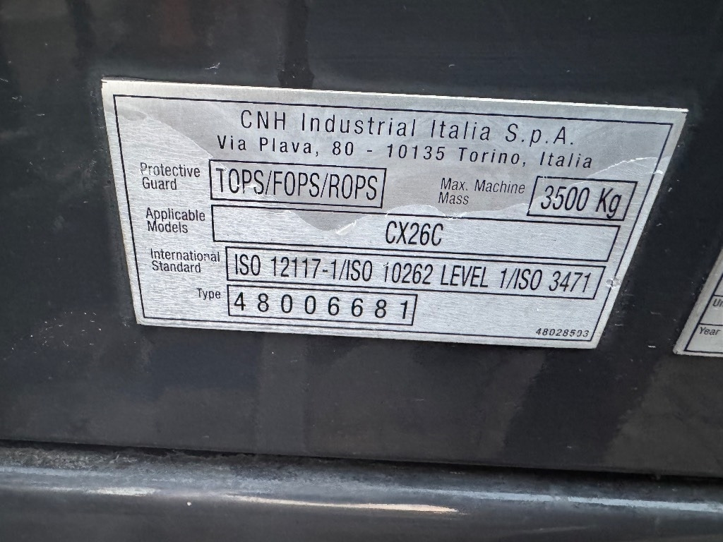 Mini excavator Case CX 26 C: picture 15