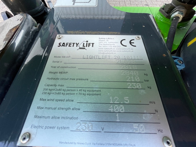 Hinowa Lightlift 20.10 IIIS SOLD - Articulated boom: picture 3 Hinowa Lightlift 20.10 IIIS SOLD - Articulated boom: picture 3