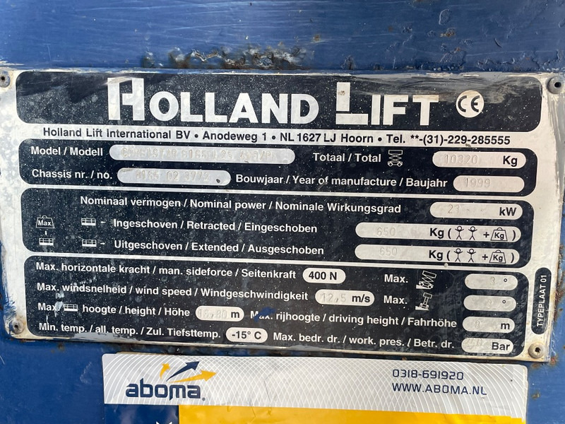Holland lift B 165 DL 24 SOLD - Scissor lift: picture 3 Holland lift B 165 DL 24 SOLD - Scissor lift: picture 3
