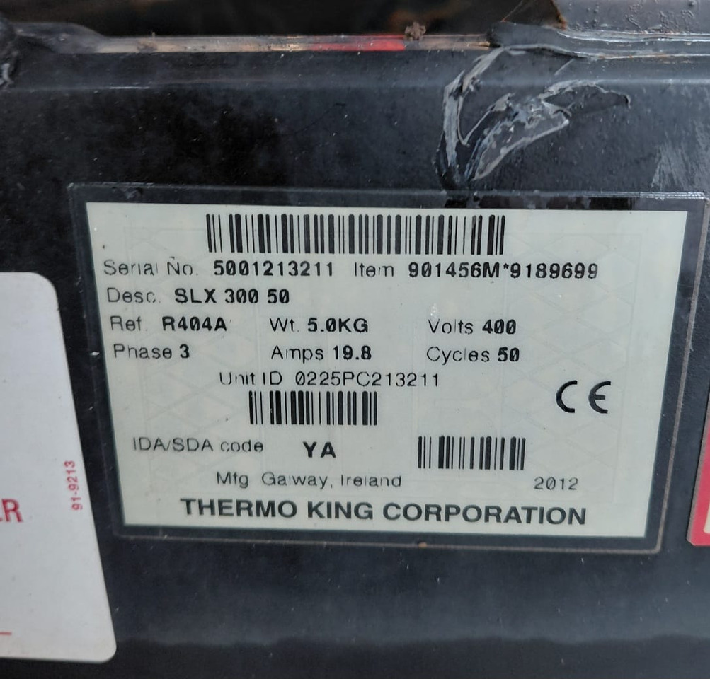 Thermo King SLX300 – S/N : 5001213211 - Refrigerator unit: picture 2 Thermo King SLX300 – S/N : 5001213211 - Refrigerator unit: picture 2