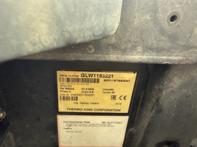 Thermo King T-600 S/N : GLW1153221 - Refrigerator unit: picture 2 Thermo King T-600 S/N : GLW1153221 - Refrigerator unit: picture 2