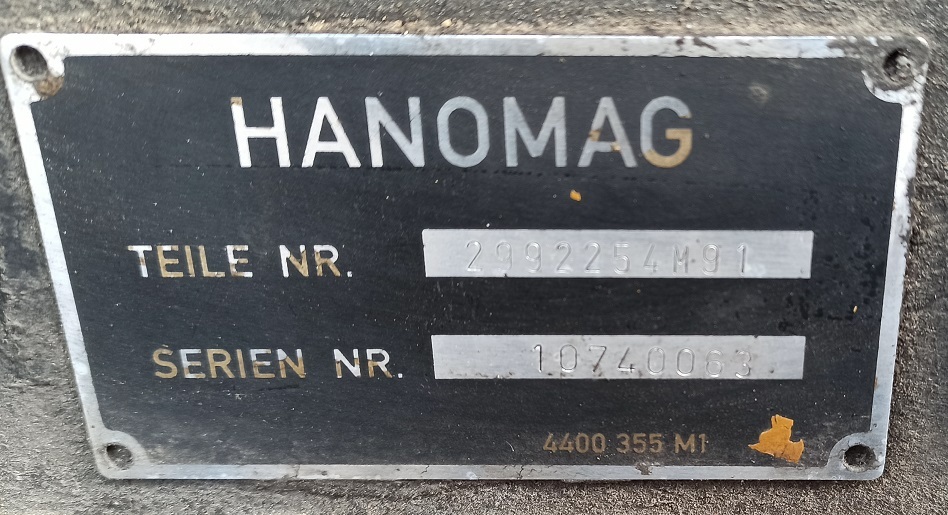 HANOMAG ENGINE  PARTS 299 2254 M91 10740063 4400 355 M1 - Engine and parts for Other machinery: picture 1 HANOMAG ENGINE  PARTS 299 2254 M91 10740063 4400 355 M1 - Engine and parts for Other machinery: picture 1