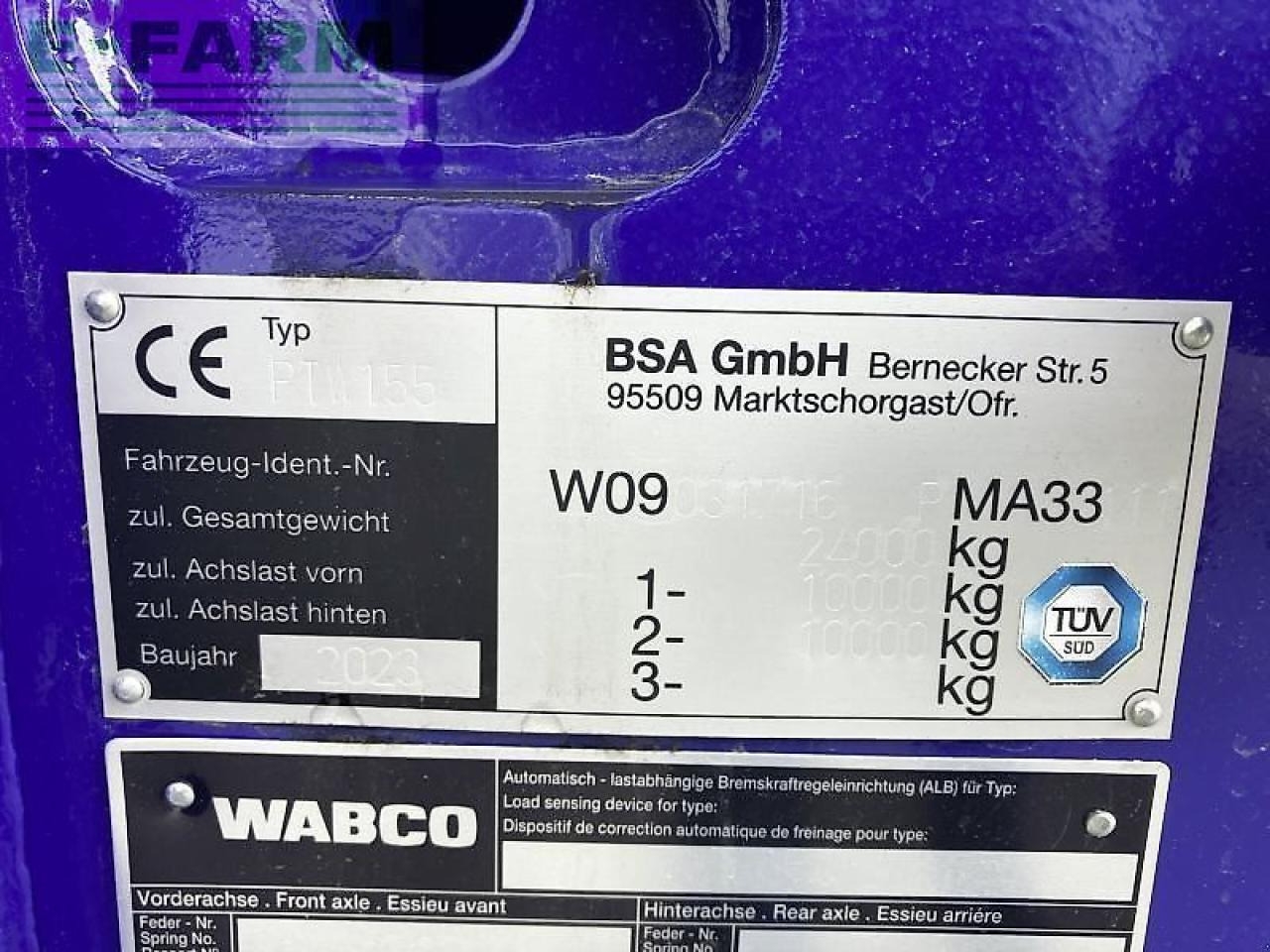 Fertilizing equipment BSA ptw 155 premiumline: picture 16