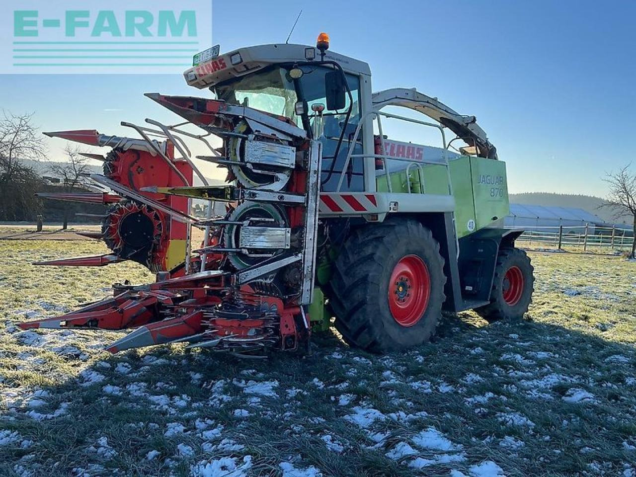 CLAAS jaguar 870 speedstar + kemper 360 plus + pick-up top! - Forage harvester: picture 2 CLAAS jaguar 870 speedstar + kemper 360 plus + pick-up top! - Forage harvester: picture 2