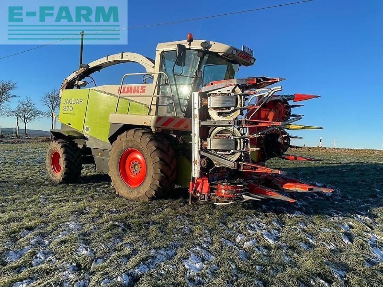 CLAAS jaguar 870 speedstar + kemper 360 plus + pick-up top! - Forage harvester: picture 1 CLAAS jaguar 870 speedstar + kemper 360 plus + pick-up top! - Forage harvester: picture 1
