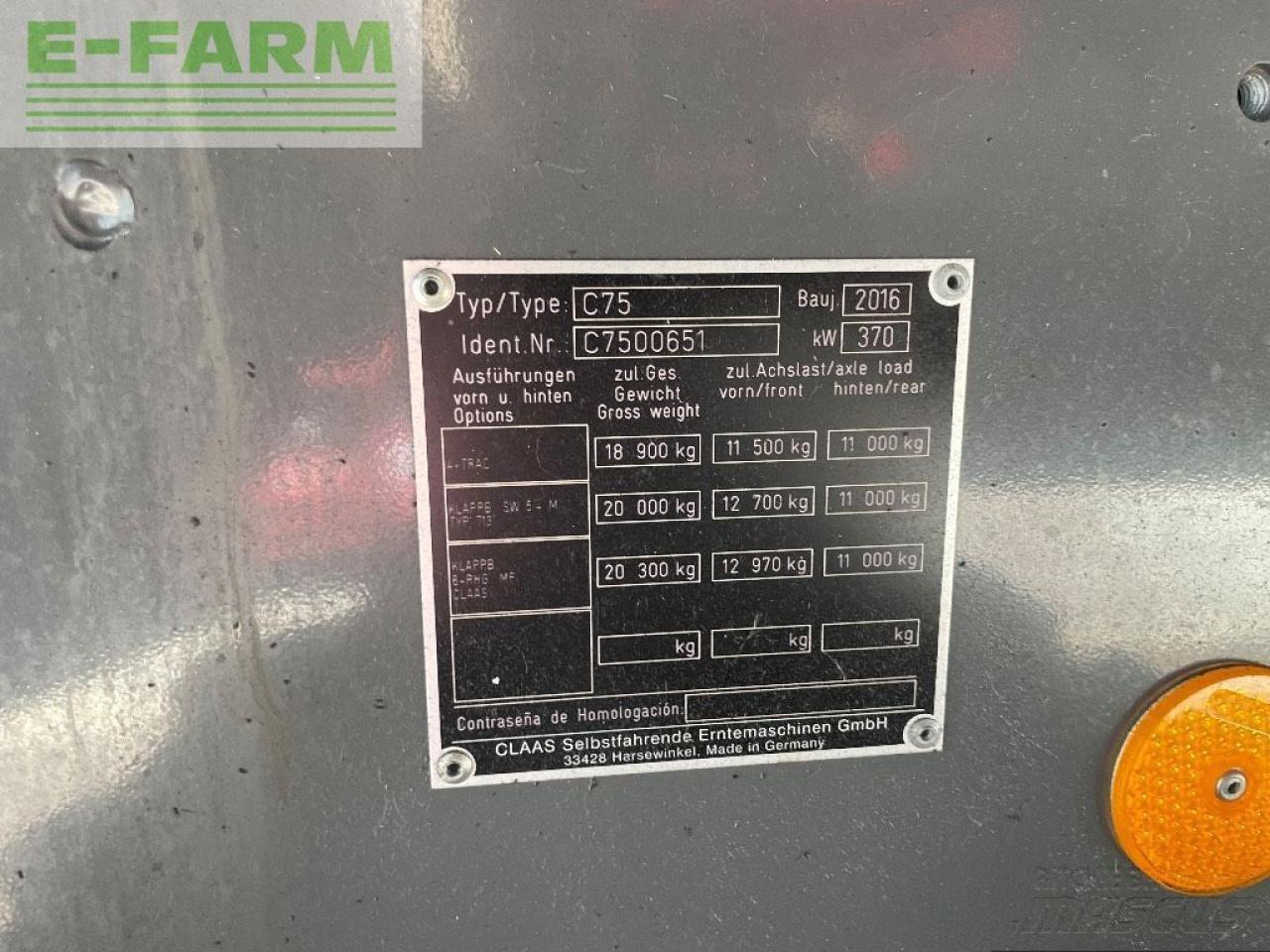 Combine harvester CLAAS lexion 760: picture 8